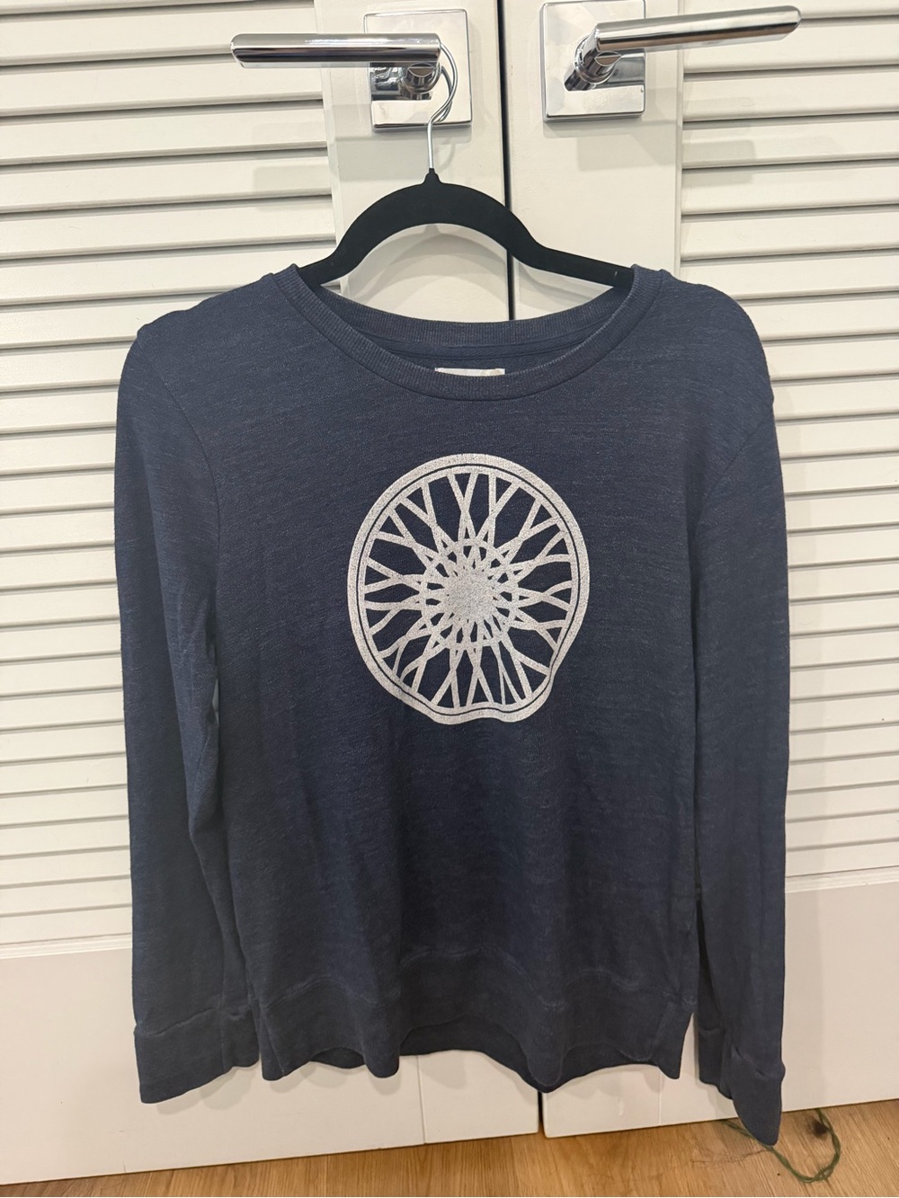 SoulCycle x Sundry navy studio tour sweatshirt